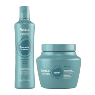 FANOLA Kit Wonder Smooth Shampoo 350ml + Mask 500ml