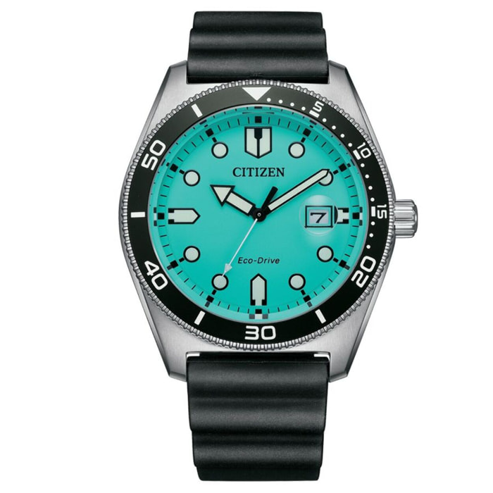 Reloj Citizen AW1760-14X Hombre Analogico Solar con Correa de Caucho