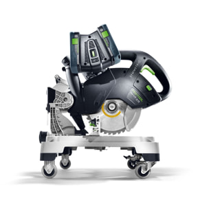 Scie à onglets sans fil SYMMETRIC SYMC 70 4,0 EBI-Plus - FESTOOL - avec 2 batteries 18v 4.0Ah - chargeur - sytainer - 577464