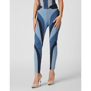 PHILIPP PLEIN Jegging de cintura alta