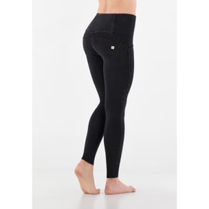 Jeggings push up WR.UP® superskinny vita alta con bottoni