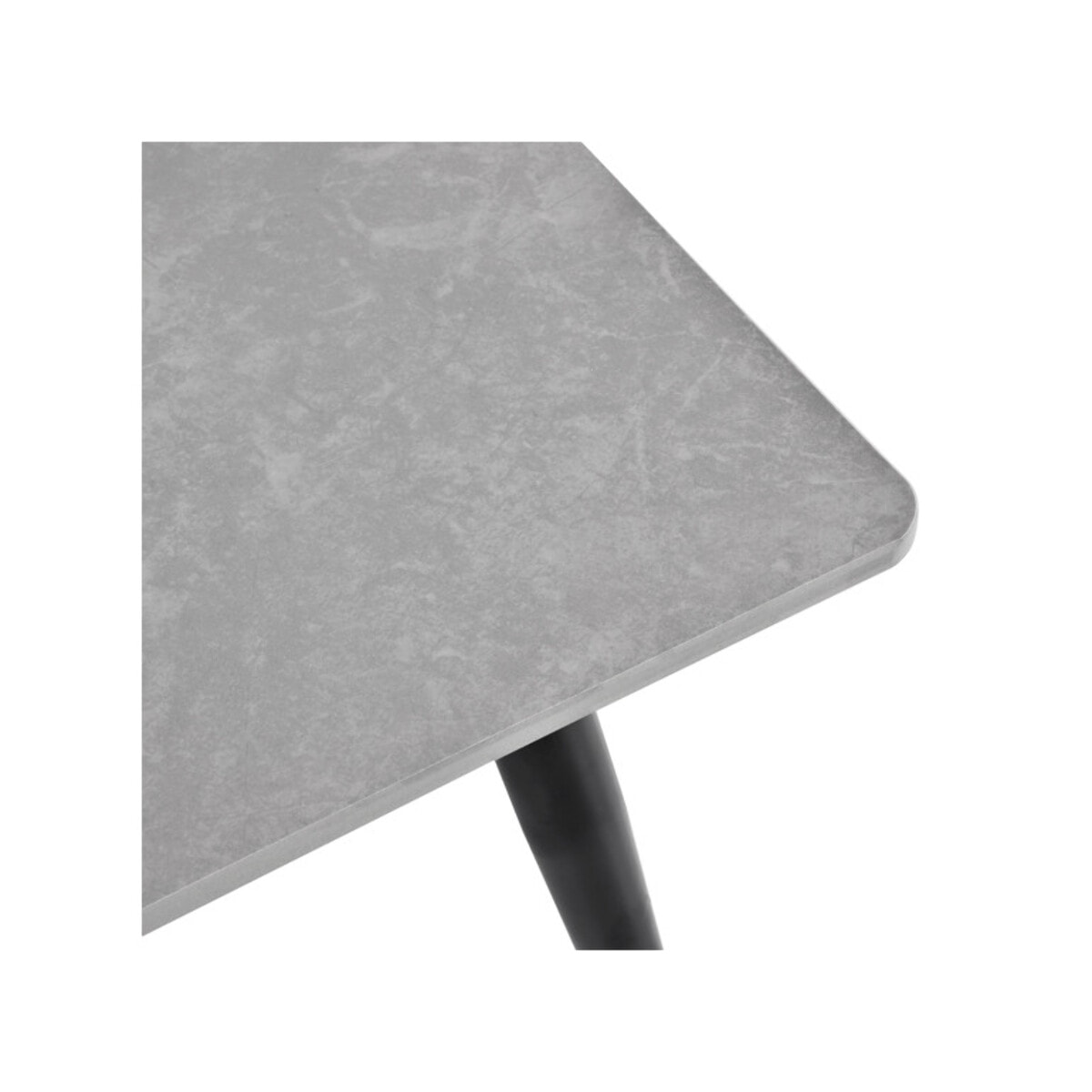 Table basse 120x60cm plateau céramique effet marbre pieds métal - STONE 2