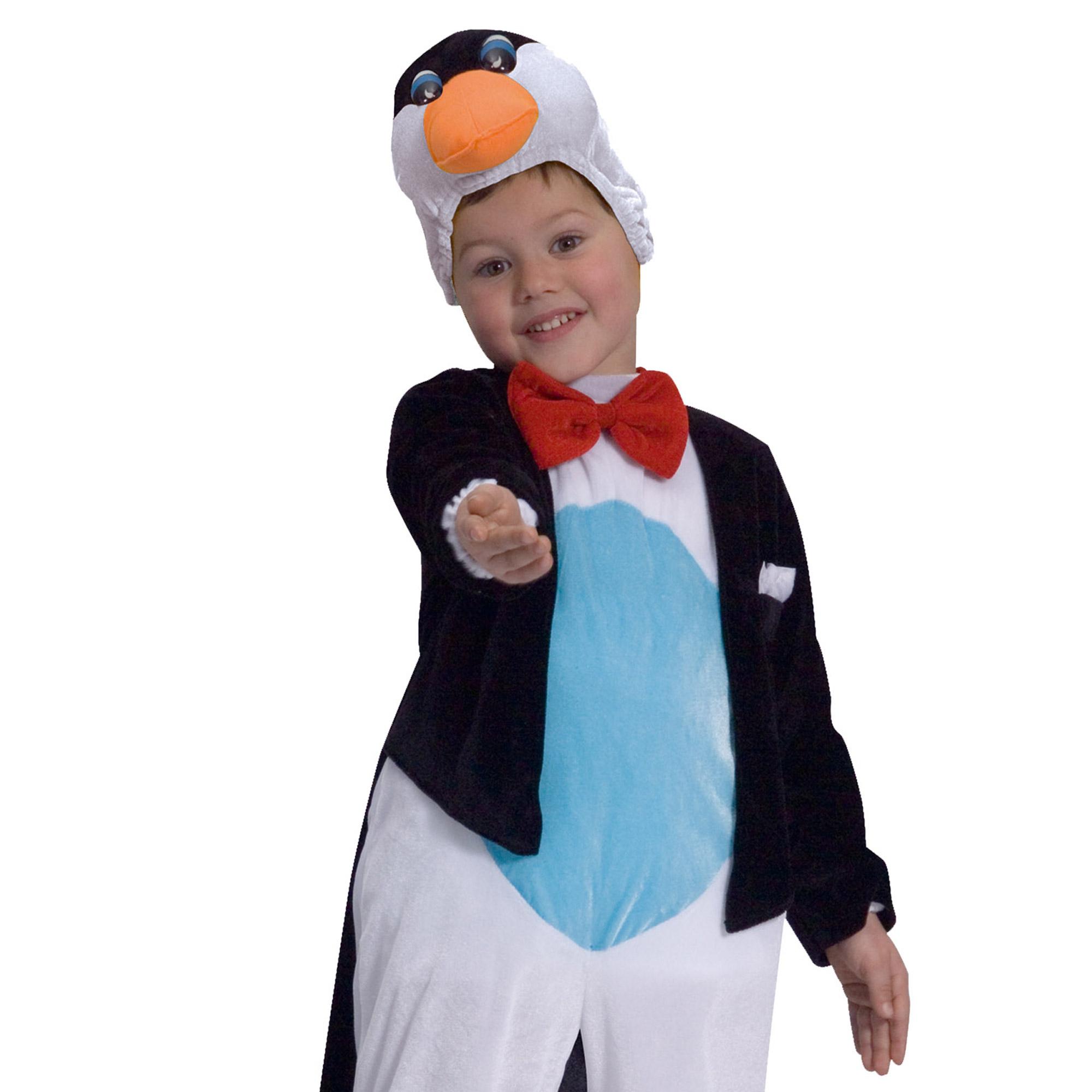 Travestimento Tuta Costume Carnevale Pinguino Bambino Unisex