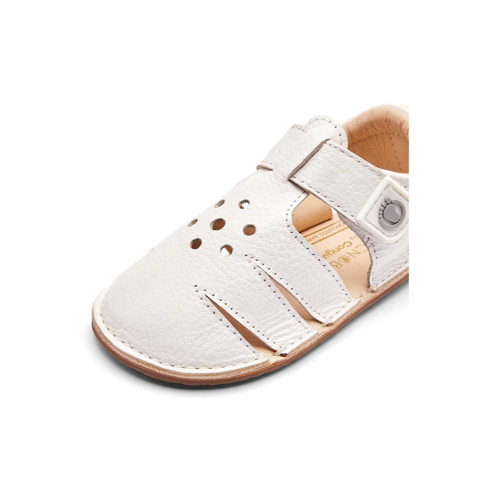 Sandalias Cerradas Respetuosas Blanco