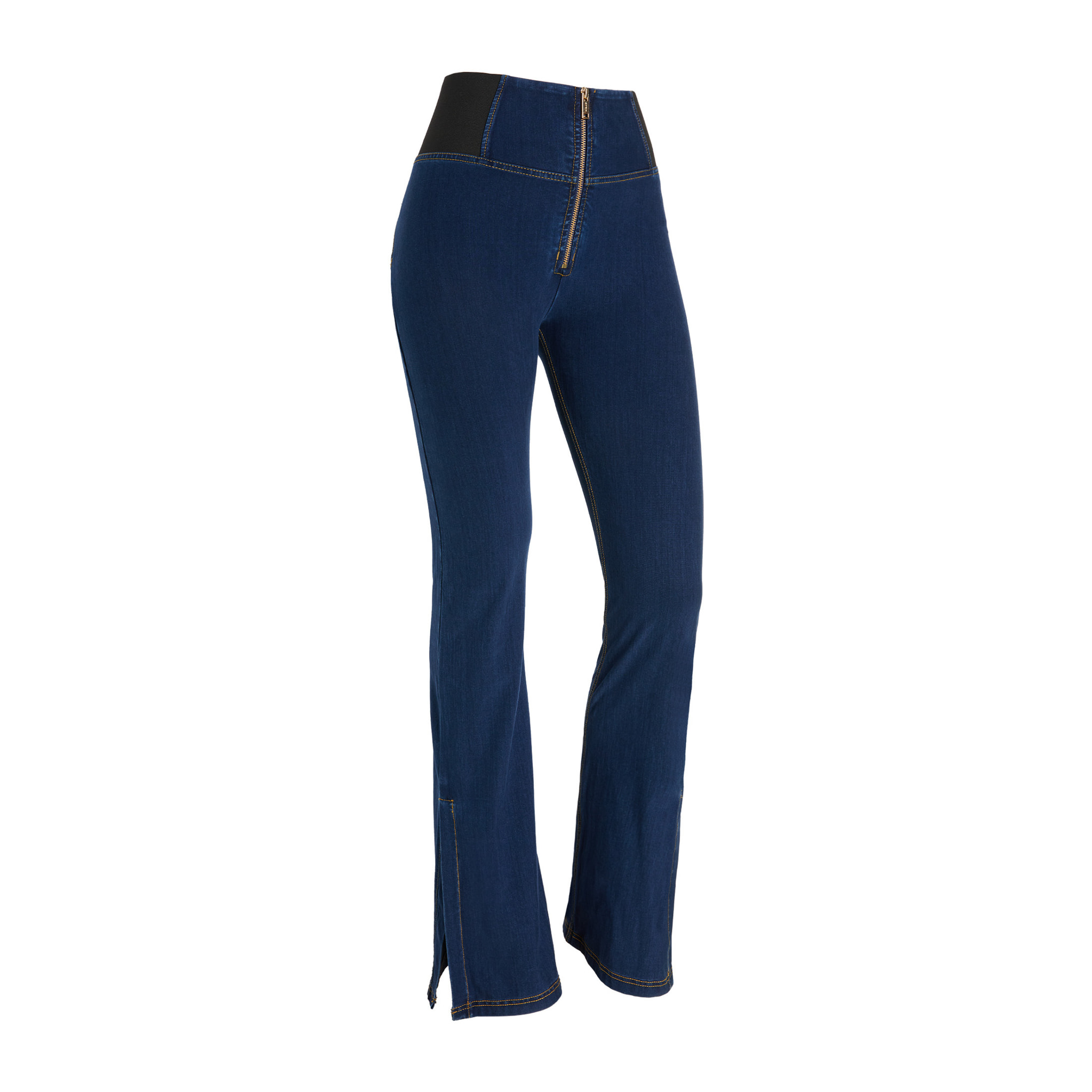 Jeggings WR.UP® vita super alta, flare con spacchi sul fondo