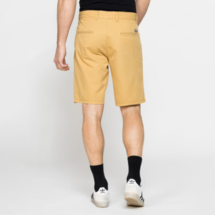PANTALONE CORTO CHINO IN LEGGERA GABARDINA DI COTONE