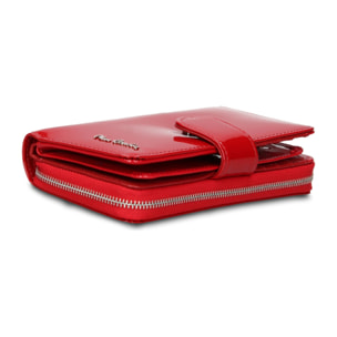 Portafoglio donna vera pelle - Modello Erisia Plus - Casual - 9.0 x 17.0 x 3.5 cm