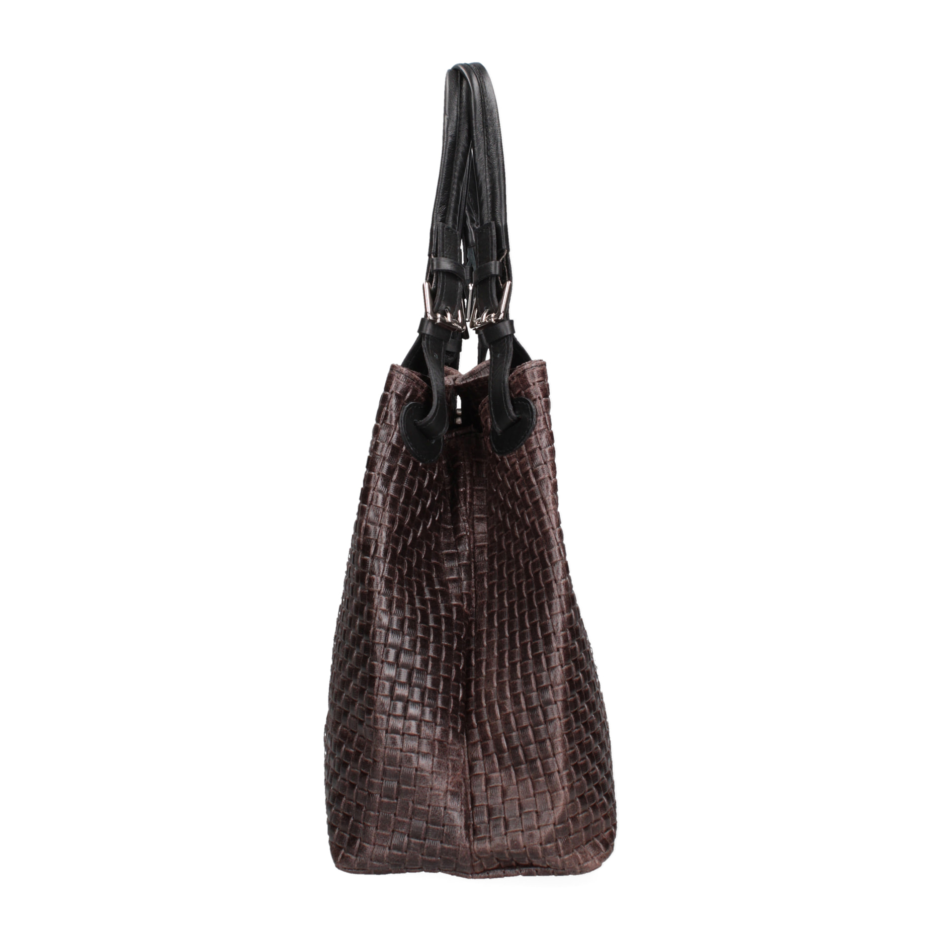 Borsa Shopper da donna In Vera pelle Made in Italy 32x29x17 cm