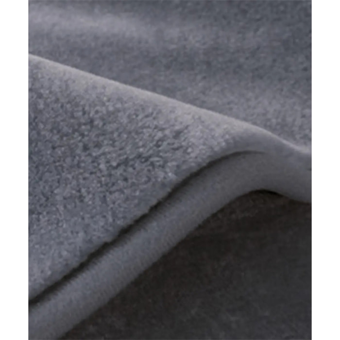 Coperta Plaid Antracite in tinta unita con morbido pile di poliestere