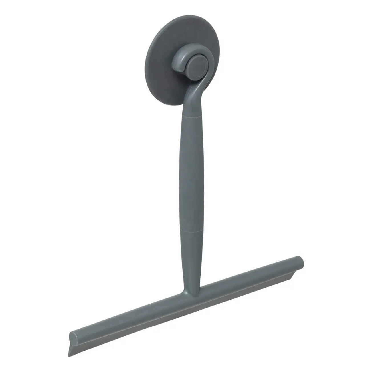 Raclette à vitres avec ventouse en plastique gris 23x22cm