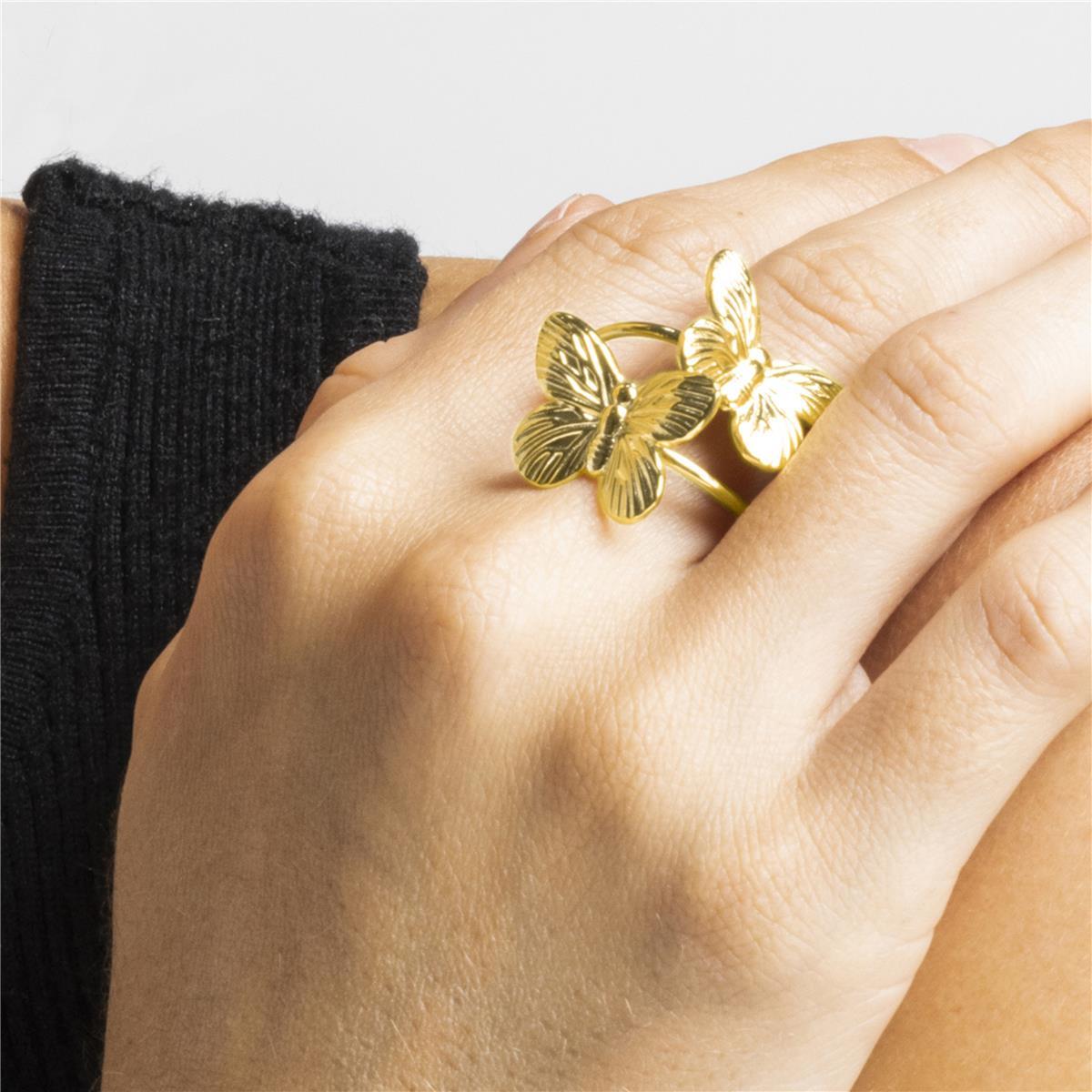 Anillo acabado oro 18k