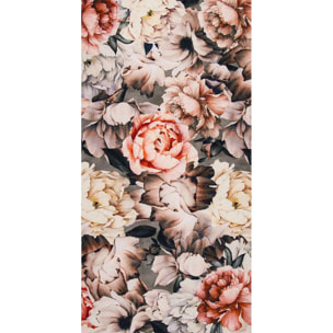 Passatoia tappeto cucina bagno ingresso multiuso, disegno fiori stile floreale