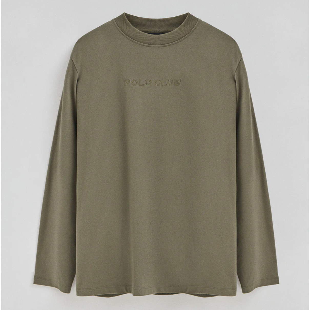 Camiseta Caliope verde militar con logo bordado Polo Club