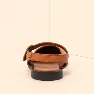 Sandalias N5874 SOFT NAPPA CUERO/ ARENISCA color Cuero