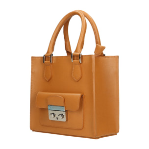 Borsa a mano da donna - Modello Iolara - Vera Pelle - 21.0 x 20.0 x 10.0 cm