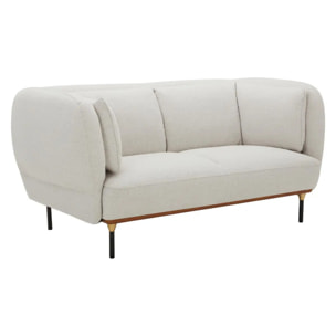 Canapé 2 places "Isée" - gris clair