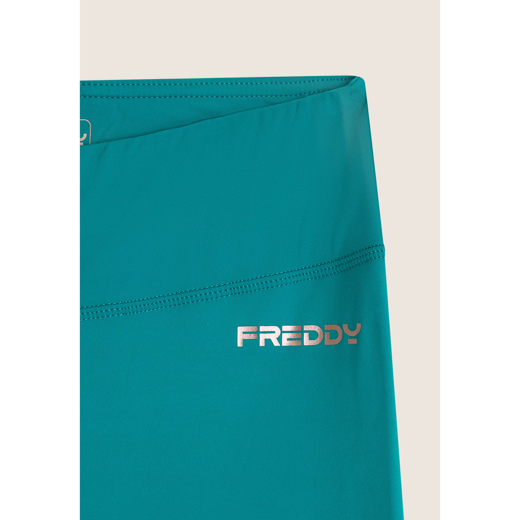 Leggings in tessuto quick dry vita alta con fondo a zampa