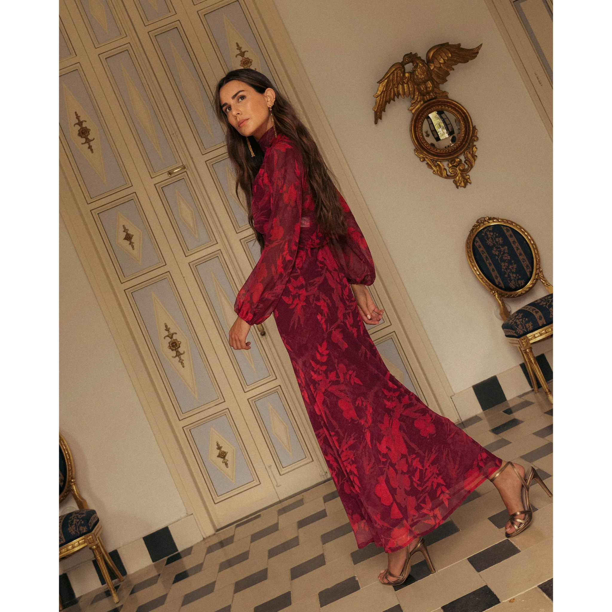 Vestido lencero con tirantes