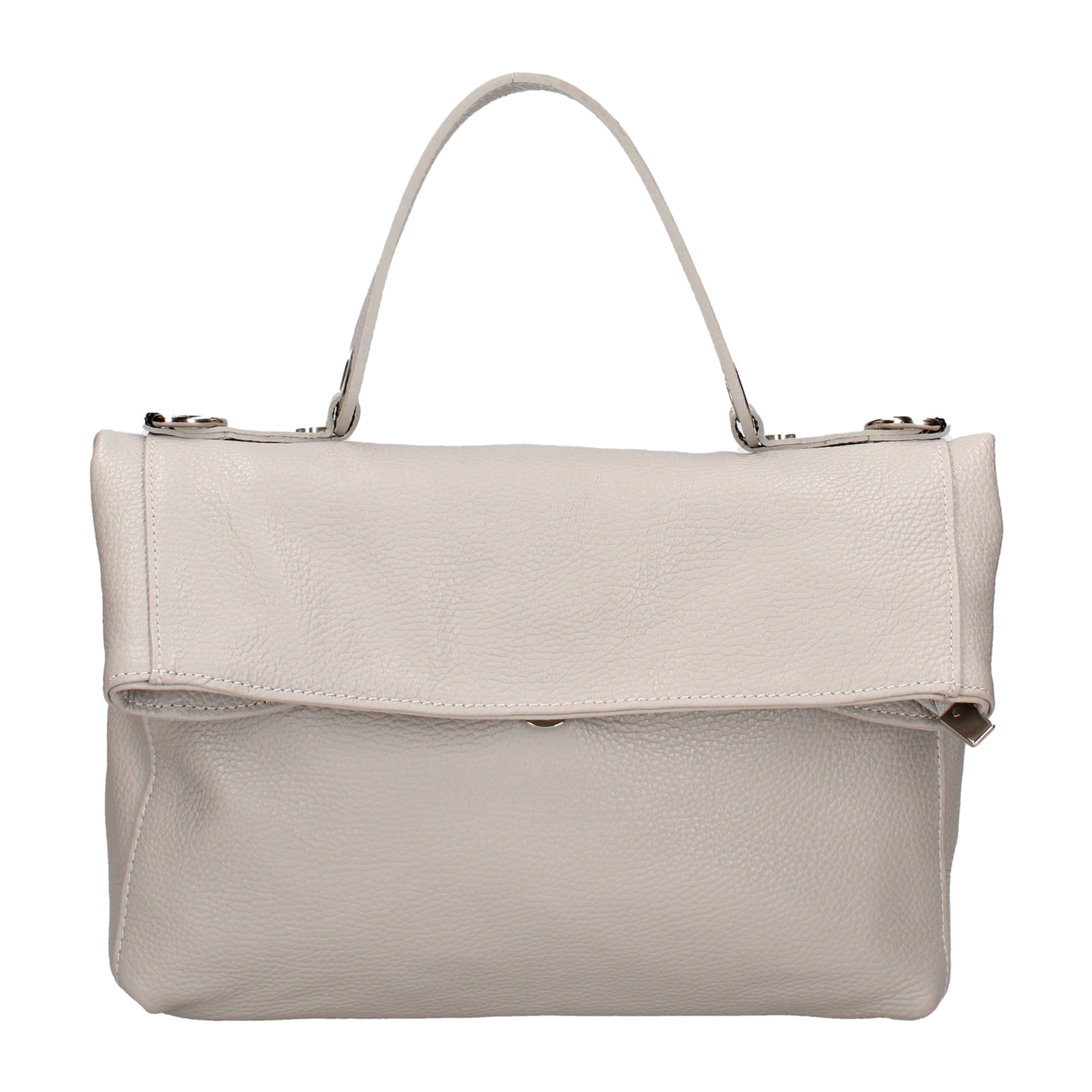 Borsa a spalla convertibile in zaino da donna In Vera pelle Made in Italy 34x21x12 cm
