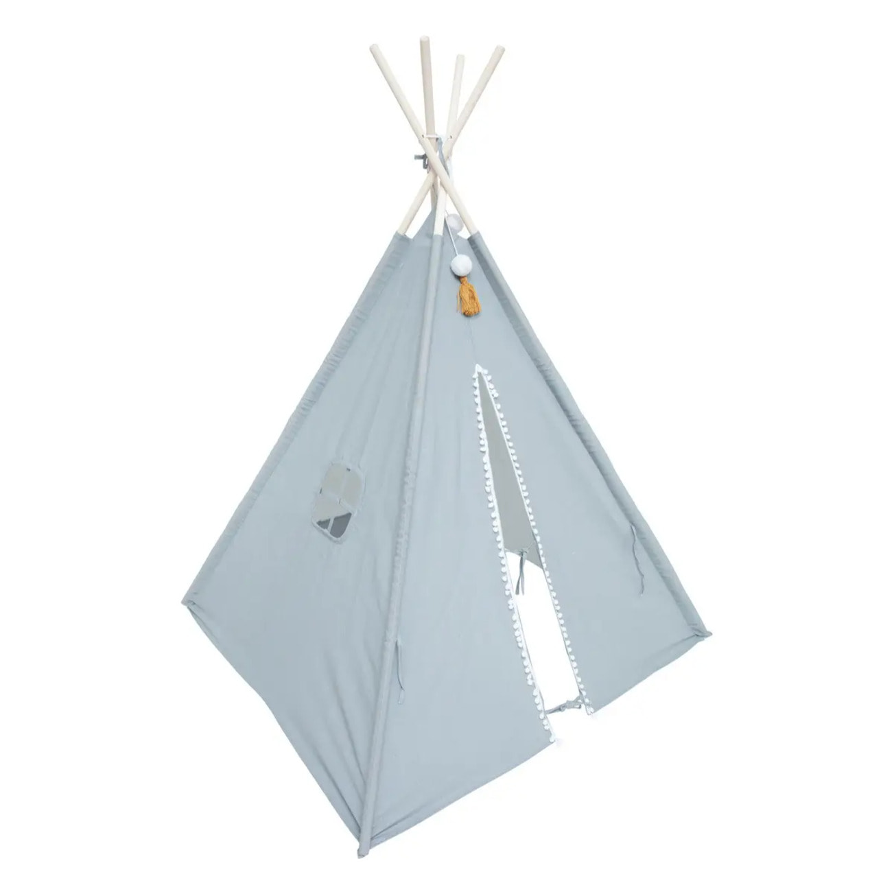 Tipi pour enfant Wapi 120x120x160cm bleu