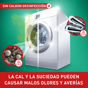 CALGON DESINFECCIÓN GEL - LÍQUIDO BACTERICIDA Y ELIMINACIÓN DE MALOS OLORES DE LA LAVADORA, 750ML