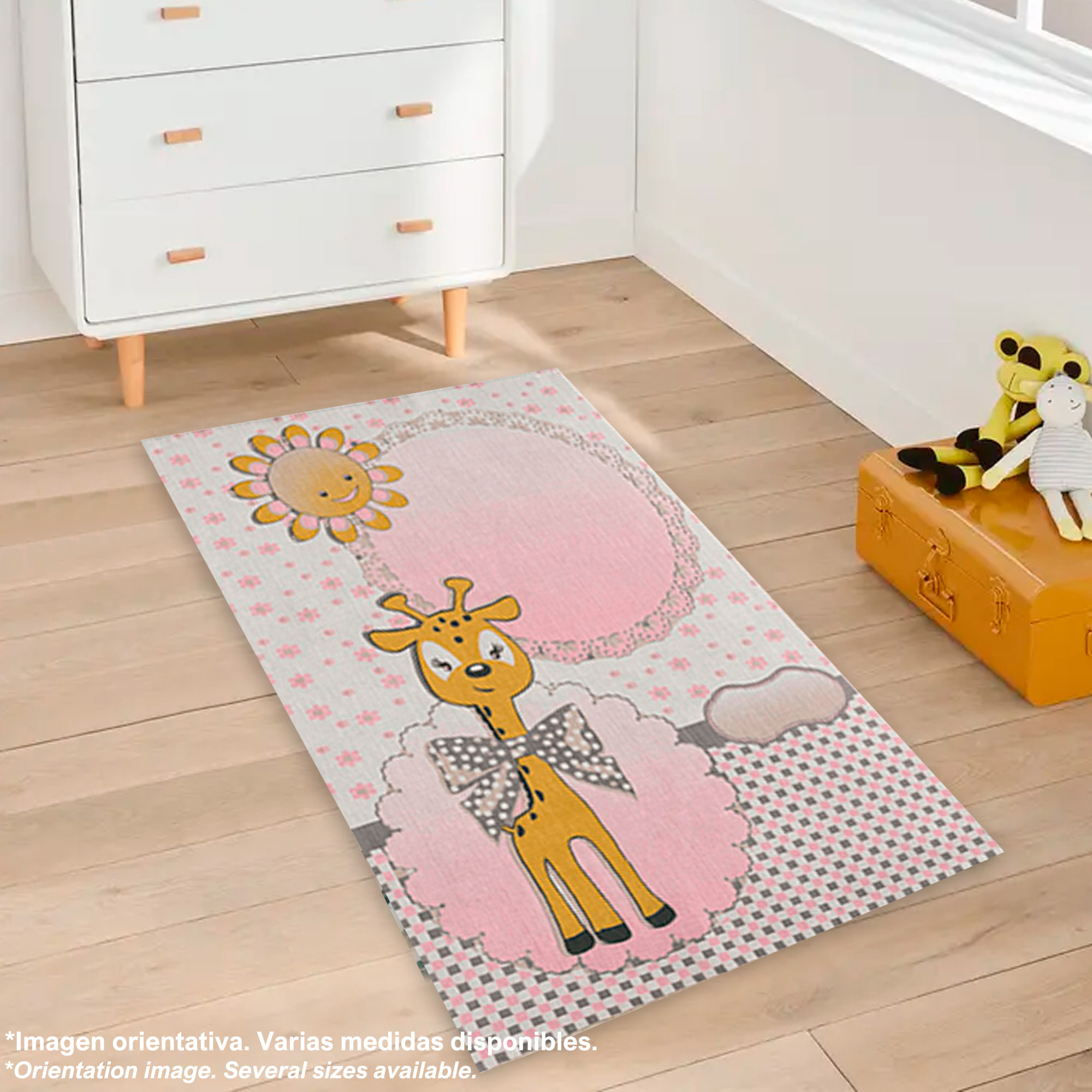 Alfombra infantil de Poliester estampada 100 x 150cm