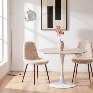 Chaise Roka H.87cm blanc