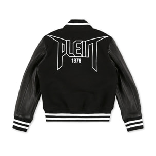 PHILIPP PLEIN Leather Bomber ICONIC PLEIN