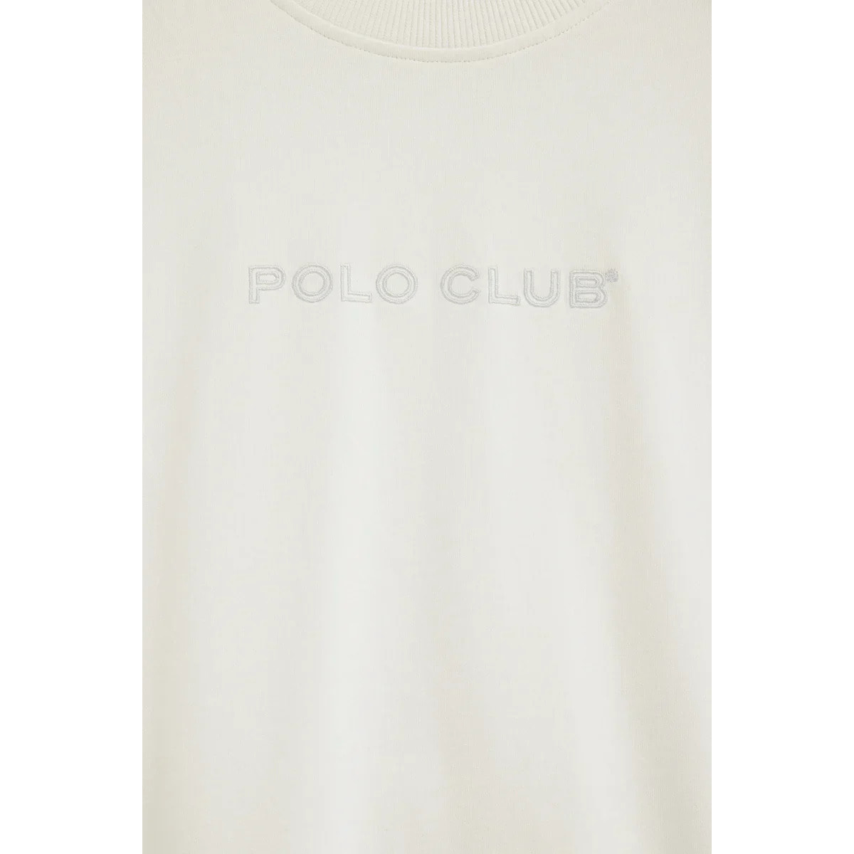 Camiseta blanca de corte holgado con bordado Polo Club