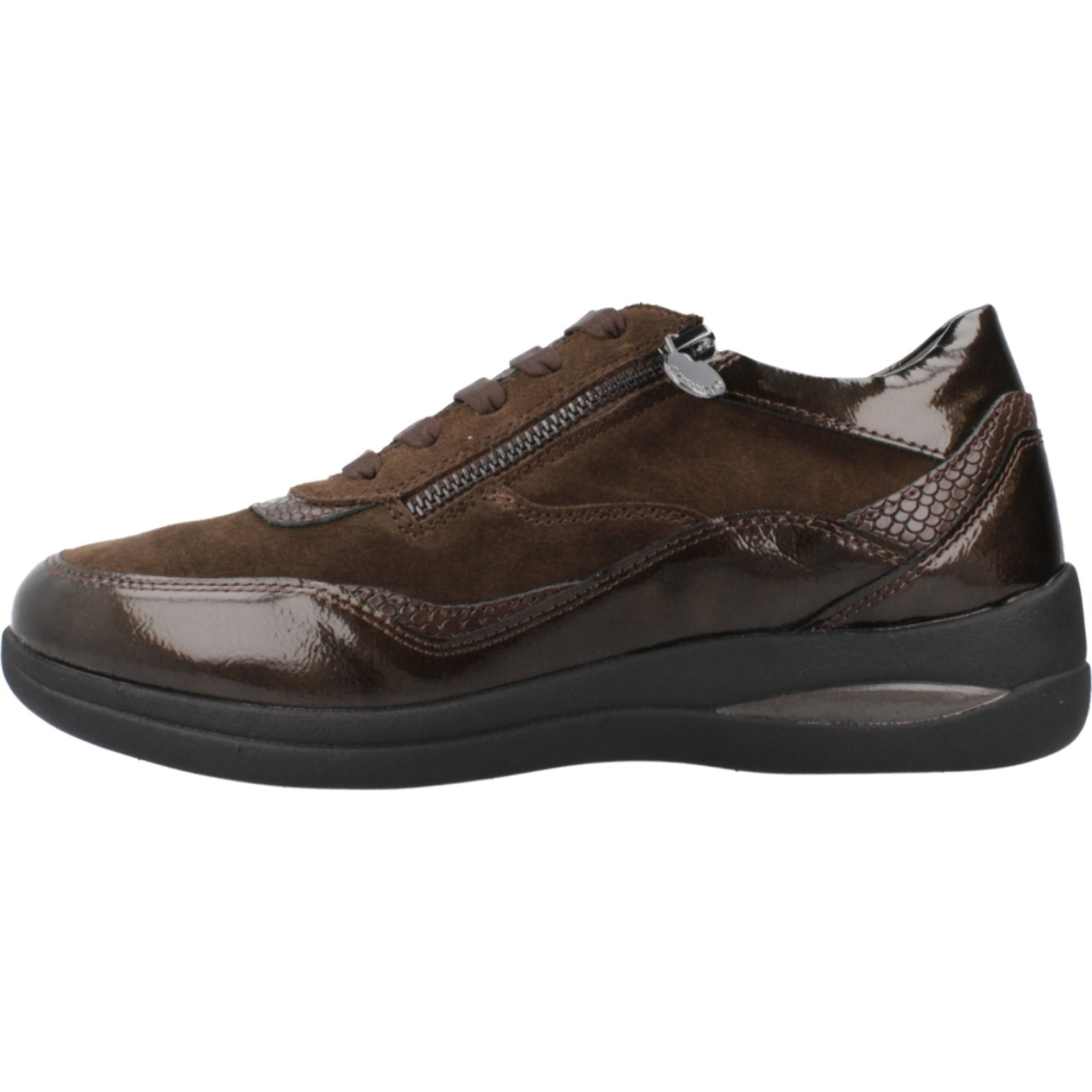 Sneakers de  Mujer de la marca STONEFLY  modelo AURORA 25 VELOUR/S PATENT Brown