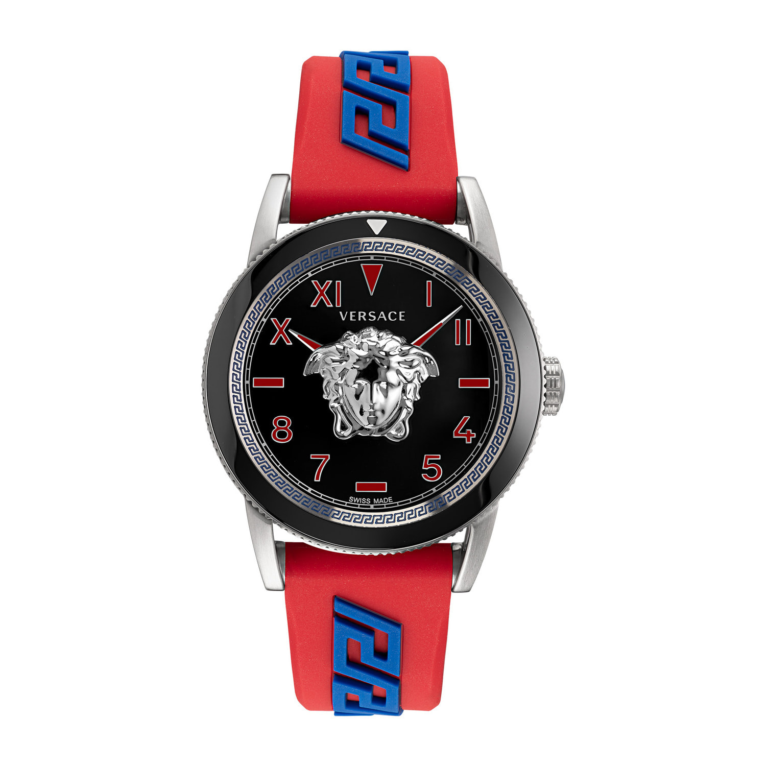 Reloj Versace VE2V00622 Hombre Analogico Cuarzo con Correa de Silicona