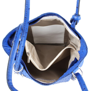 Chicca Borse Borsa a Spalla Blu