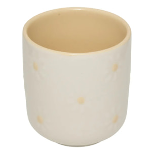 Tasse à pois Margot vert et blanc