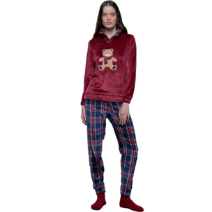 Pigiama donna coral little bear Noidinotte