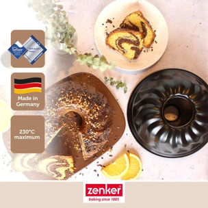 Set de 4 ustensiles de pâtisserie moule à gâteaux 2 bols et spatule Black mettallic Black mettallic Zenker  Black mettallic
