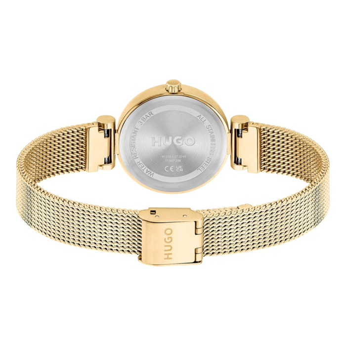 Reloj Hugo Boss 1540129 Mujer Analogico Cuarzo con Correa de Acero inoxidable