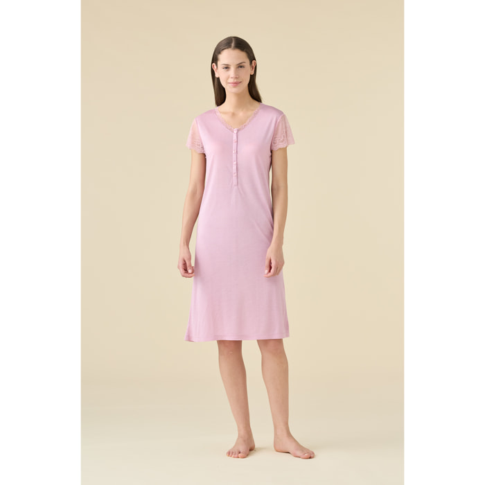 Camicia da notte donna estiva in modal articolo softness. Noidinotte