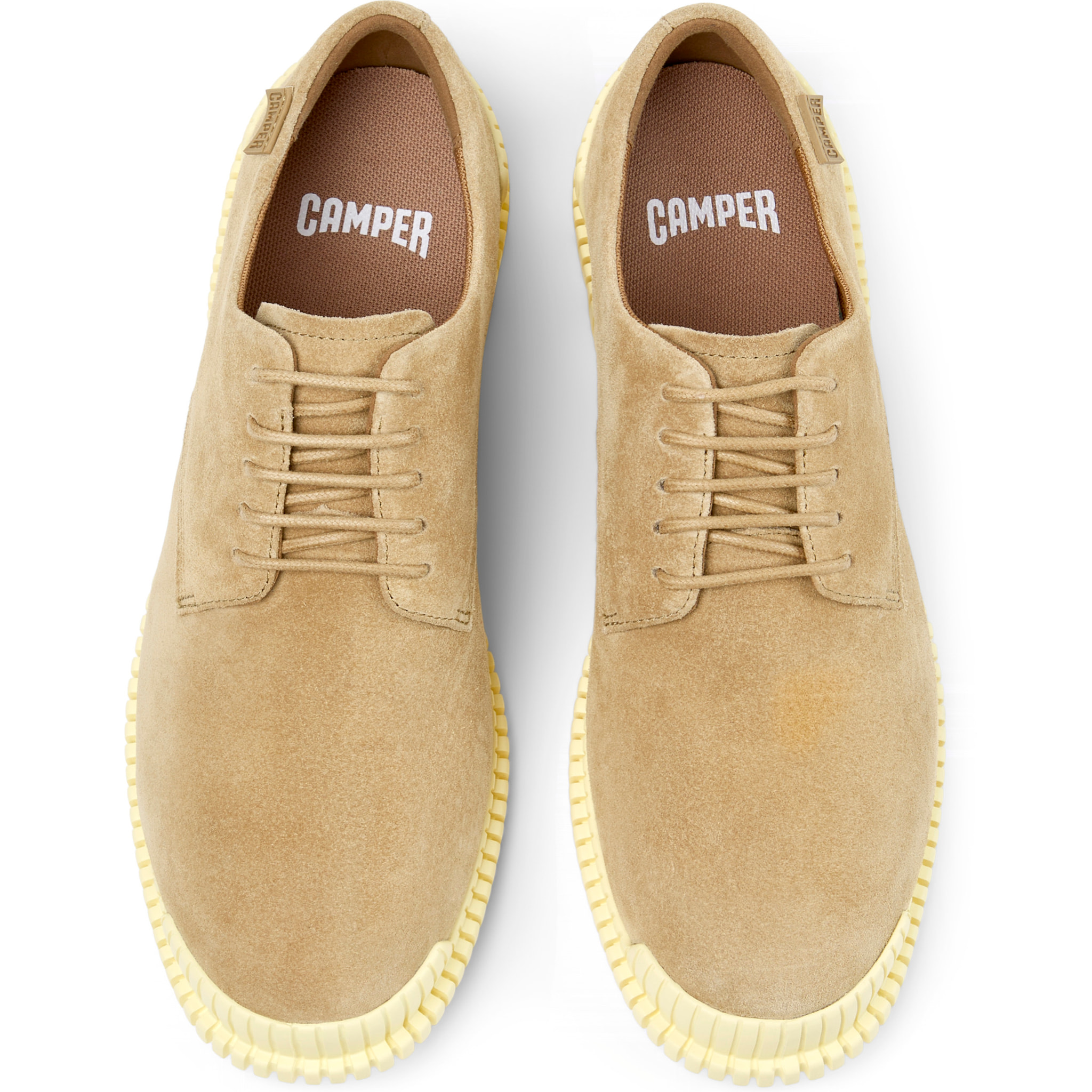 Scarpe stringate - CAMPER Pix - Marrone - Pelle scamosciata