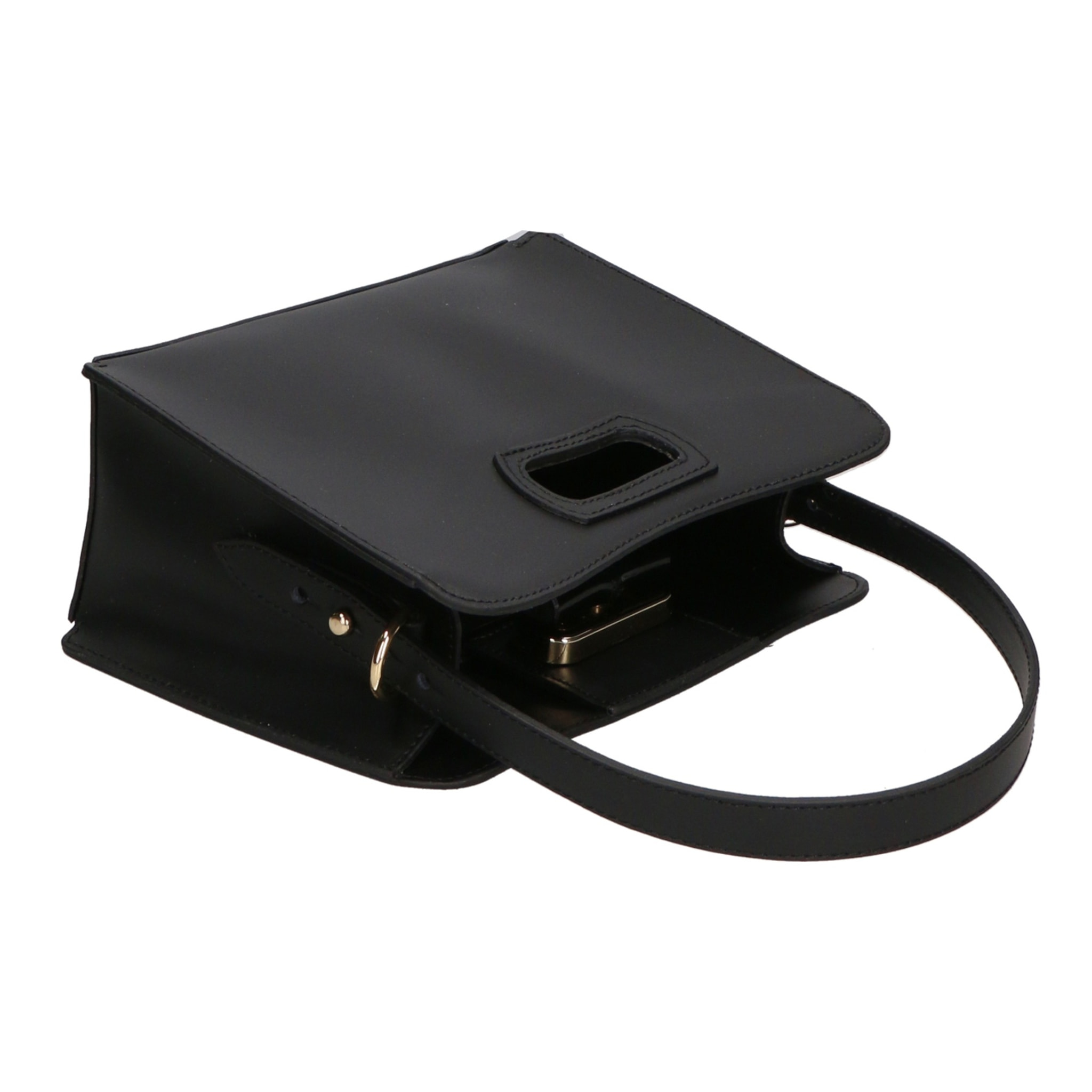 Borsa a mano da donna - Modello Katia - 100% pelle - 12.0 x 17.0 x 9.0 cm