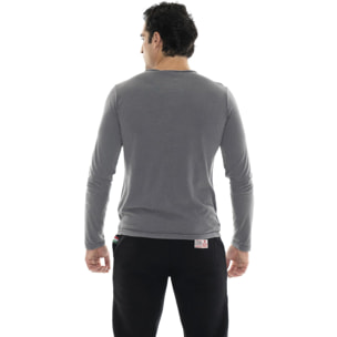 T-shirt da uomo a maniche lunghe serafino "Treatments"