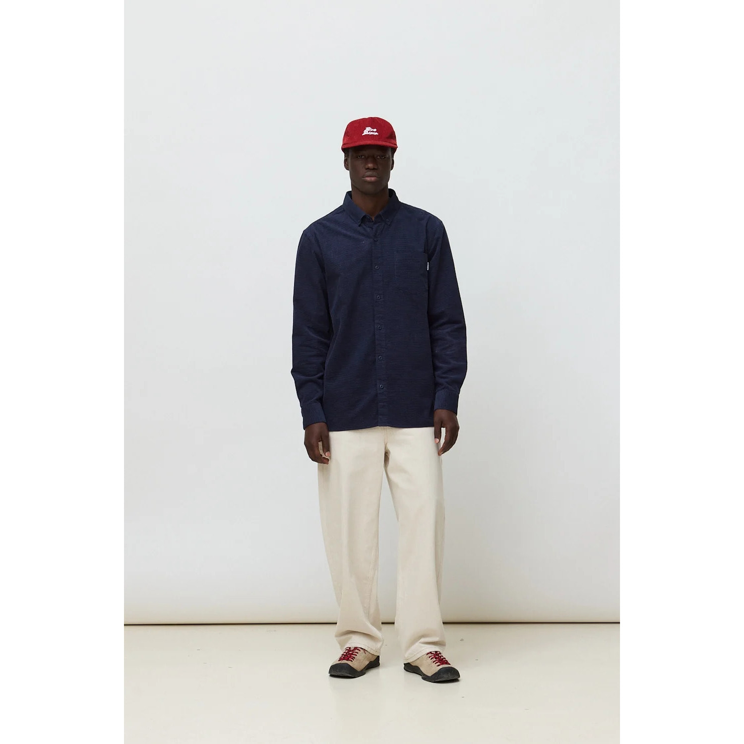 SOBRECAMISA WAFFLE INDIGO BLUE