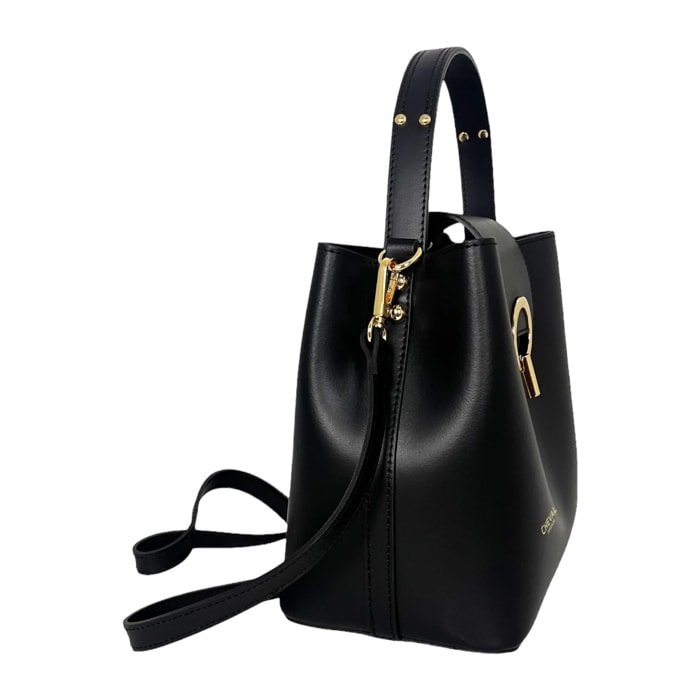 Bolso de mano Cheval Firenze Giulia Negro