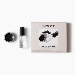 INGLOT Eye Makeup Set Killer Couple, Set de maquillaje para tu eyeliner perfecto, Tus productos TOP ventas en un solo set, Eyeliner 77 + Duraline.