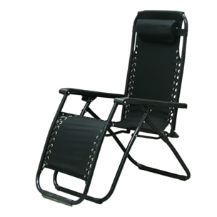 Juego de 2 sillas-tumbona gravedad 0, patas 25 mm 90*65*110cm