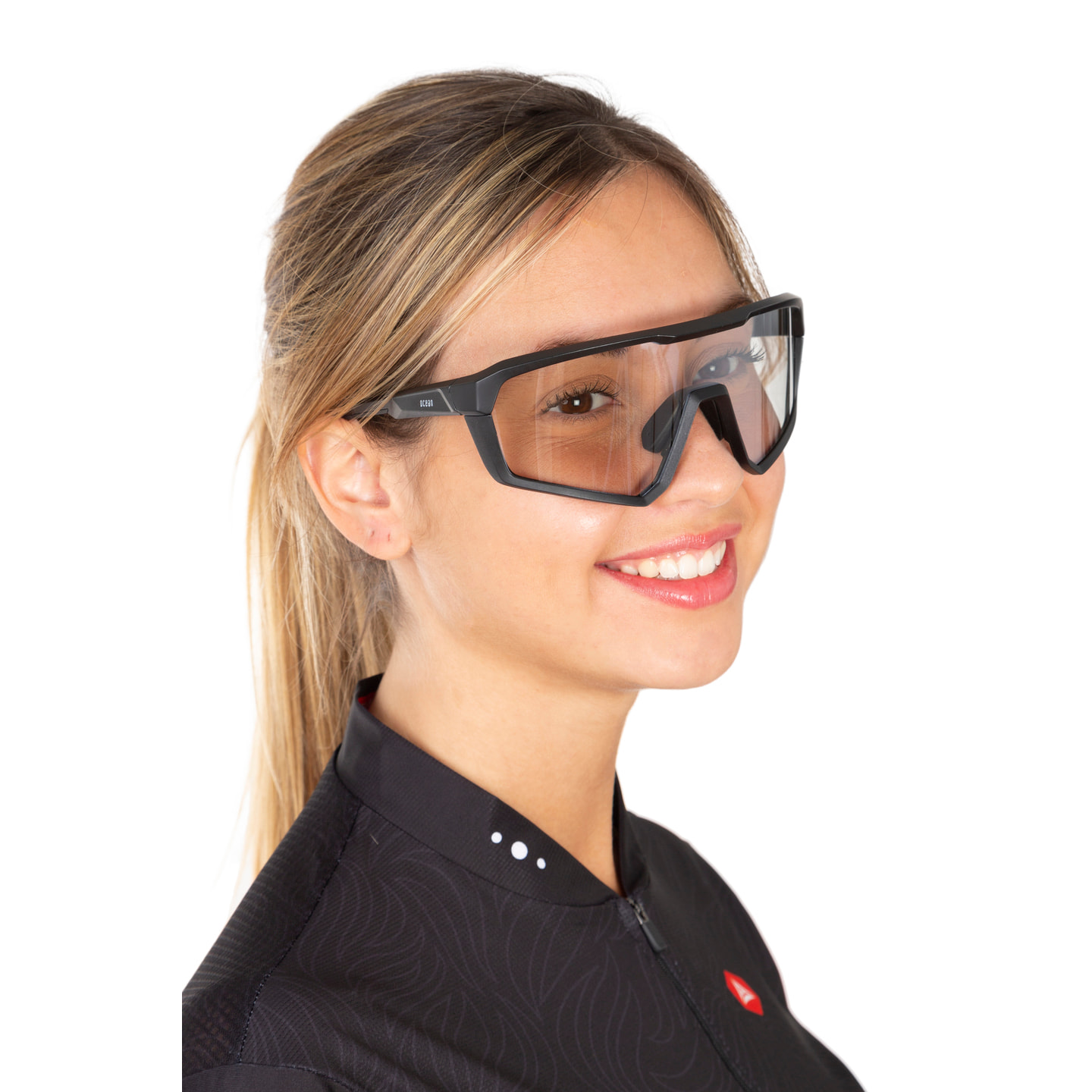 Gafas de ciclismo OCEAN COURSE - Negro mate / Fotocromática