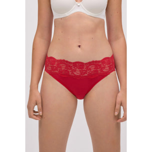 Slip midi in pizzo da donna