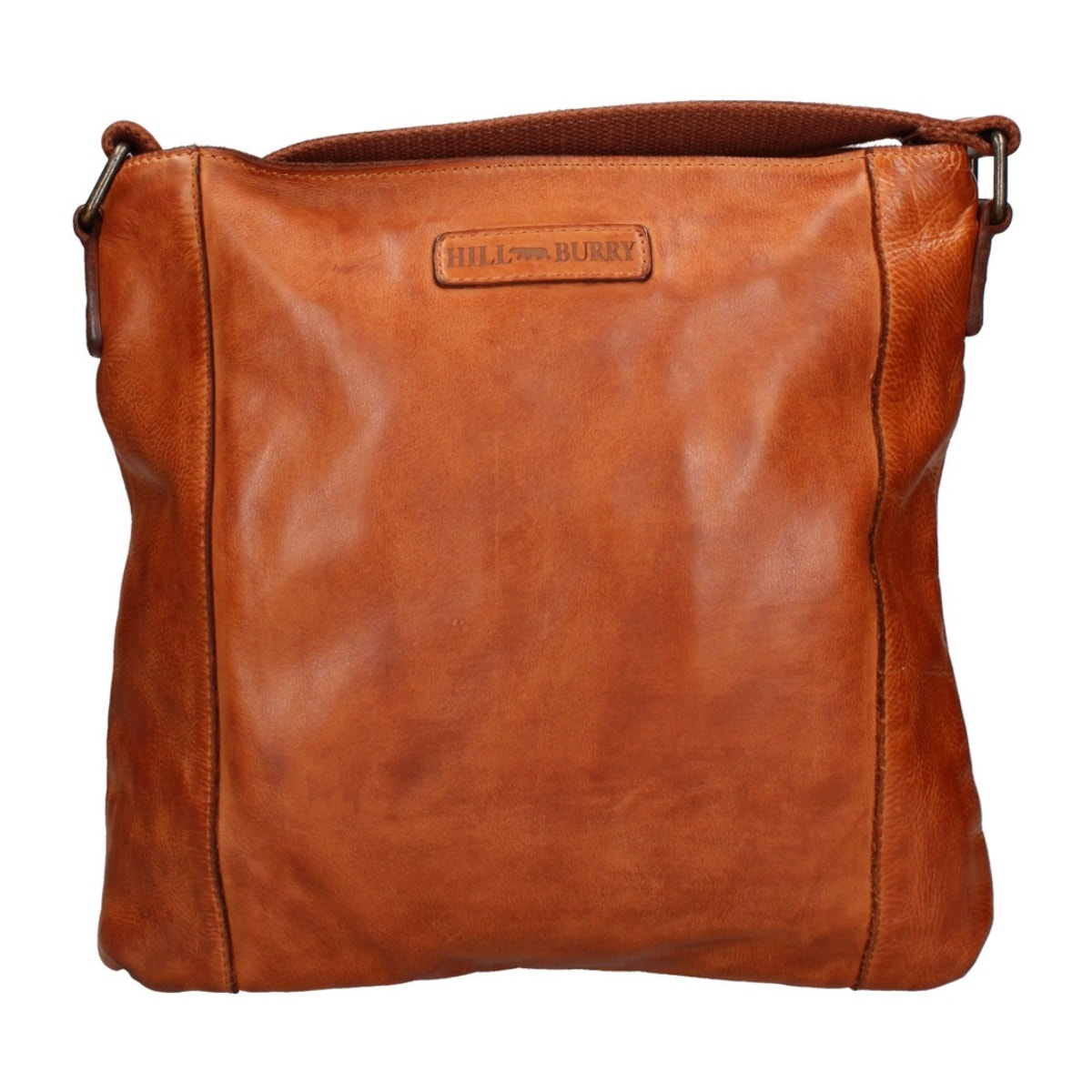 Borsa a tracolla uomo in vera pelle - Modello False - Casual - 30.0 x 30.0 x 6.0 cm