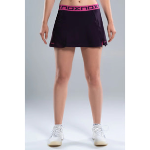 Falda mujer PRO blackberry rose