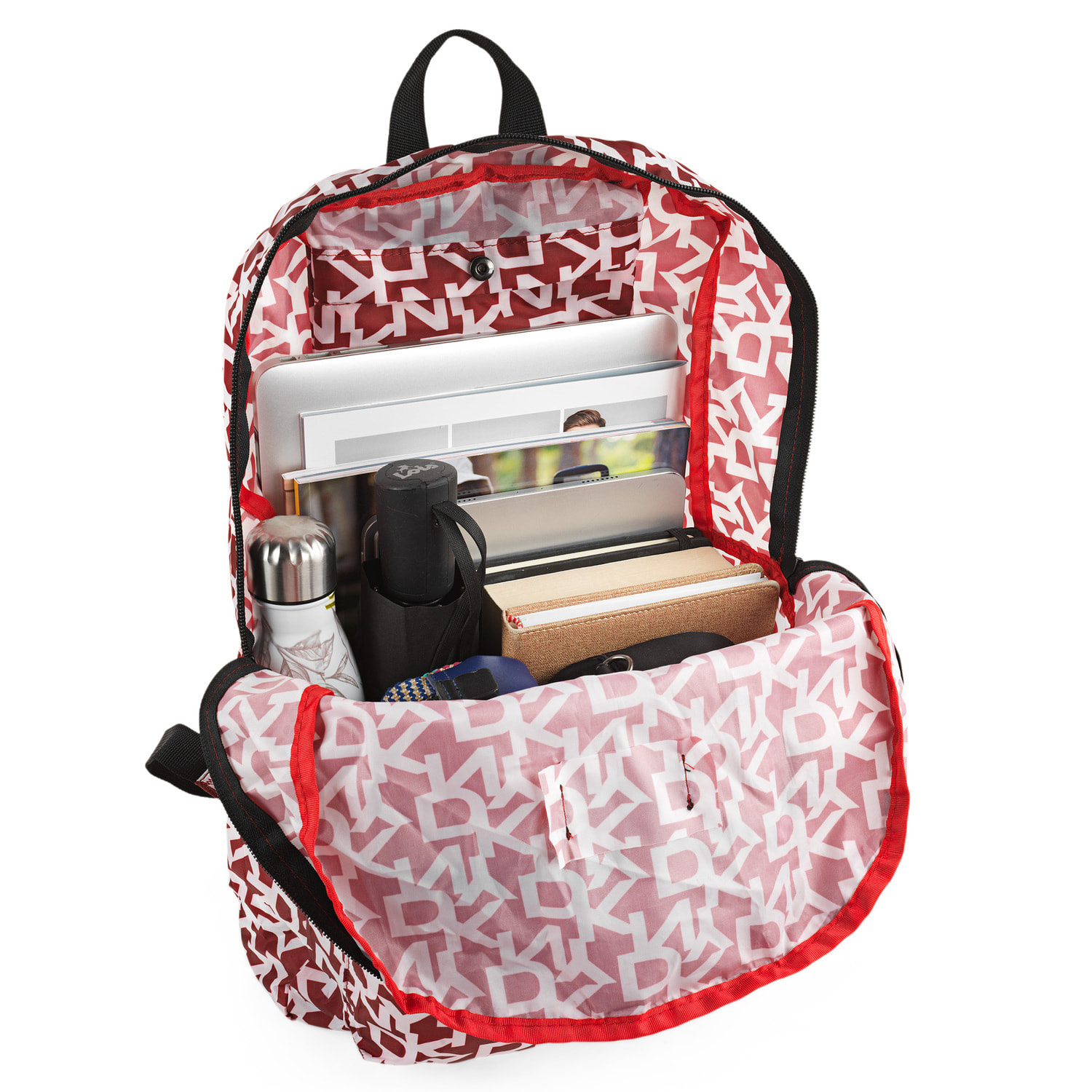 Mochila Casual/Ocio Dkny Dkny-928 Packable Red/White