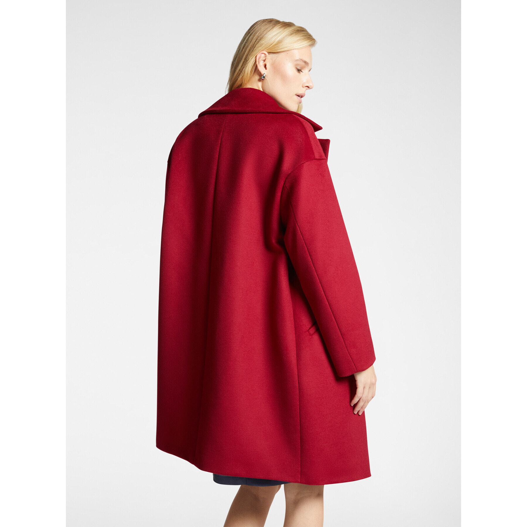 Elena Mirò - Cappotto in lana - Bordeaux